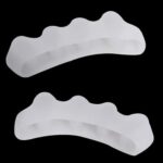 Toe Separators for Functional Fitness Athletes – Toe Straighteners for Foot Pain Relief and Plantar Fasciitis – Fix Feet – Fix Toes – Fix Bunions – Toe Spacers for Crossfit White-A