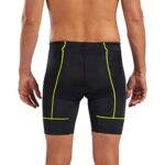 Zoot Men’s Core 7-Inch Tri Shorts – Men’s Performance Triathlon Shorts with 7in Inseam, Drawstring Closure, and Hip Pockets (Safety Yellow, Large)