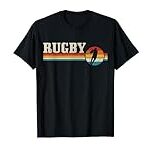 Vintage Rugby Player Sports Retro Men Boys Soccer T-Shirt