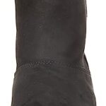 Amazon Essentials Women’s Shearling Boot, Black Microsuede, 6.5 Wide