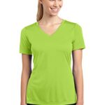 Sport-Tek Ladies PosiCharge Competitor V-Neck Tee XL Lime Shock