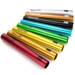 Crown Sporting Goods Standard Size Aluminum Track & Field Relay Batons-Set of 8 Assorted Colors