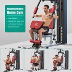 ULTRA FUEGO Multifunctional Home Gym Equipment Workout Station with Pulley System, Arm, and Leg Developer for Full Body Training