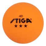 STIGA 6-Pack Orange 3 Star Table Tennis Balls | 40mm ITTF Regulation Size and Weight Ping Pong Balls