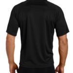 Kanu Surf Men’s Short Sleeve UPF 50+ Swim Shirt (Regular & Extended Sizes), Black, X-Large