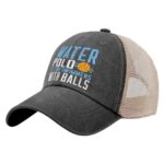Water Polo Ball,is for Swimmers Cap for Women with Balls Hat Mom Hat Allblack Mens Hat Gifts for Grandpa Cycling Cap