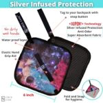 CIRCE CARE Pee Cloth: Silver Infused Pee rag for Women who Pee Outdoors, Reusable Absorbent Wipes, Ecofriendly alt. to Toilet Paper, Female Urination Solution for Camping, Hiking (1pc Galaxy)