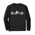 Ice Speed Skating Makes Happy Fun Gift Inline Speed Skating Long Sleeve T-Shirt