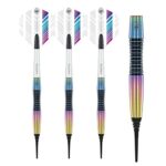 Winmau Elektra 18 Gram Tungsten Softip Darts Set with Prism Flights and Vecta Shafts (Stems)