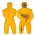 Jayefo Sports Kids Grappling Dummy Punching Bag for Kids Children Wrestling Exercise Bjj Boxing MMA Brazilian Jiu Jitsu Throwing Judo Bag Buddy Youth Training Dummies (YELLOW)