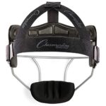 Champion Sports Steel Softball Face Mask – Classic Fielders Masks for Adults – Durable Head Guards – Premium Sports Accessories for Indoors and Outdoors – Silver