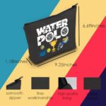 MNIGIU Water Polo Tote Bag Water Polo Coach Gift Water Polo Player Gift Water Polo Lover Gift (Water Black Bag)