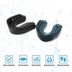 Ordbuum 2 Pack Mouth Guard, Sports Mouth Guard Football Kid Football Mouthguard with Strap and Box Basketball, Sport Mouthguard for Lacrosse, Hockey, MMA(Kid Age 5-9)