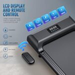 Sienfix Walking Pad?Under Desk Treadmill 2 in 1 Treadmills?Portable Walking Treadmill 2.5HP, 320lbs Max Weight Remote Control LED Display,Installation-Free Jogging Machine for Home/Office