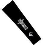 Elite Athletic Gear Religous Compression Arm Sleeves – Youth & Adult Sizes – Sports & Fitness – Sold Individually (Philippians 4:13 Cross, ADULT S/M)