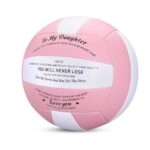 Volley Lite Volleyball, Pink Volleyball Gifts for Daughter, Soft Touch Molten Volleyball Ball Gifts for Stepdaughter, Volleyballs for Outdoor Indoor Beach Pool Water Training Practice Volley Ball