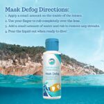 Sea Clearly Kit Mask Defog with New Mask Scrub Kit | Reef Safe 0.5 oz Travel Size Mask Defogger & 0.5 oz Mask Scrub | Anti Fog Spray & Scrub for New Snorkel Mask, Scuba Mask, Goggles by Stream2Sea