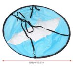 Downwind Wind Paddle, 42 Kayak Sail Kit, Portable Windsurfing Board and Sail Combo Kit, Uv Protection Sailboat Canoe Wind Paddle for Easy Sailing & Kayaking (Lake Blue)