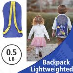 STSTECH Badminton Rackets for Kids,Lightweight Badminton Racquet Game Set with Birdies,Tabel Tennis Balls and Carry Bag for Outdoor Indoor Sport (Blue-05,Set of 2)