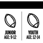 Wilson NFL MVP Football with Pump and Tee – Junior Size, Brown