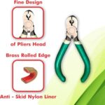 KESHES Archery Bow String Nocking Points Set – T Square Ruler, Nock Pliers with 6 Brass Nocks for Recurve Bow – Ideal for Bow and Arrow Tuning & Archery Target Accessories