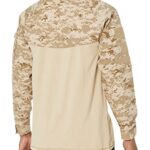 Rothco Tactical Combat Shirt, Mens Paintball Airsoft Base Layer Top, Desert Digital Camo, L