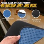 TonGass (3-Pack Multicolor Microfiber Bowling Ball Towel – 10″x8″ Premium Quality Bowling Ball Shammy Pad with Easy-Grip Dots – Clean from Dirt and Oil to Improve Grip and Precision