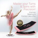 Premium Turning Board for Dancers – Improve Balance & Spins, Professional Turn Board & Ice Skating Spinner for Figure Skating Practice, Pirouette Trainer & Dance Training Equipment for Ballet
