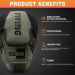 Boxing Pads for Men, Women, & Kids, Leather Focus Mitts for Martial Arts, Boxing Training, Curved Punch Mitts for Karate, Kickboxing,Muay Thai, Taekwondo Olive Green