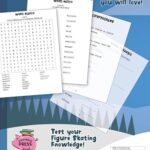 Figure Skating Puzzle Book: Fun & Challenging Puzzles, Word Search, Word Match, Word Scramble, Cryptograms, and Trivia for Figure Skaters and Skating Fans