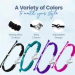 Infinity Collection Figure Skating Charm Bracelet – Pink Adjustable Ice Skating Jewelry, Gifts for Figure Skaters and Ice Skating Accessories