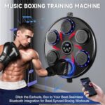 Music Boxing Machine – Boxing Machine with 9 Speeds & Modes – Music Boxing Machine for adults with LED Display & Smart Bluetooth – Music Boxing for Home, Indoor and Gym?Boxing Gloves Included?
