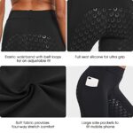 FitsT4 Sports Women’s Full Seat Riding Tights Active Silicon Grip Horse Riding Tights Equestrian Breeches Black Size M