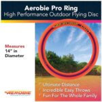 Aerobie Pro Ring Outdoor Flying Disc, 14 inches, Orange
