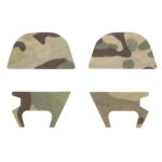 Let Me Be Tactical Headset Camo Hook Loop Patches Compatible for AMP Headset Mod Camouflage Kit-MC