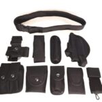 Law Enforcement Modular Equipment System Security Guard Military Tactical Duty Utility Versatile Hunting Belt (10-in-1 Belt, Black)