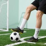 Cross Grip Soccer Socks – Anti-Slip Grips Sports Sock with Cross for Religious Men and Women Breathable Thickened Sole Available for US 6-13