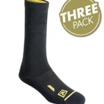 First Tactical Cotton Duty 6″ Socks 3PK, Black, Small/Medium