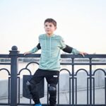 2PM Sports Vinal Boys and Girls Adjustable Flashing Inline Skates, All Wheels Light Up, Fun Illuminating Skates for Kids and Men- Azure Medium(1Y-4Y US)