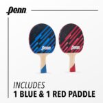 Penn 2-Player Table Tennis Paddle Set – Includes Two 3.0 Paddles, Three 3-Star ping Pong Balls, and Storage Pouch
