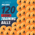 JOOLA Training 3 Star Table Tennis Balls 12, 60, or 120 Pack – 40+mm Regulation Bulk Ping Pong Balls for Competition and Recreational Play – Fun as a Cat Toy – Indoor and Outdoor Compatible