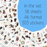 BulbaCraft Equestrian Stickers for Water Bottle and Laptop – Horse Lover Party Favors, Decorations & Gifts, Waterproof Vinyl Decals, Gifts for Women & Men