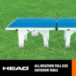 HEAD Outdoor Full Size Table Tennis Table – All-Weather Performance, Pro-Level Play Anywhere!