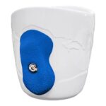TWO STONES Rock Climbing Coffee Mug for Rock Climber as Rock Climbing Gift for Climbers (White + Blue)