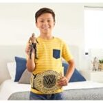 Mattel WWE Championship Title, World Heavyweight Championship Role-Play & Costume Piece, Leather-Like Belt 3+ Feet