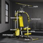 GarveeLife Home Gym Machine System with 100 LBS Weight Stack, Multifunctional Weight Machine, Full Body Workout Station Exercise Equipment, All in One Home Gym with Pulley System for Strength Training