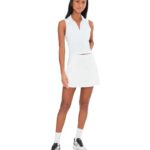 Beyond Yoga Womens Sport Active Polo Tank White Medium