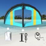 Inflatable Surfing Wing, Handheld Wing Windsurfing Sail, Portable Inflatable Wind Wing, for Adult Outdoor Snow Ski Surfing, Water Sports