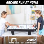GoSports 40 Inch Table Top Air Hockey Game for Kids – Black