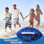 Jasonwell Waterproof Football Pool Toys – Strong Grip Soft Football for All-Weather Play Pool Games Beach Toys Water Footballs Outdoor Sports Toy Christmas Birthday Gifts for Kids Boys Teens Adults